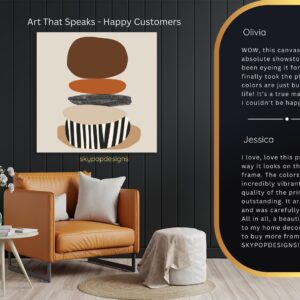 Stacked Shapes Art