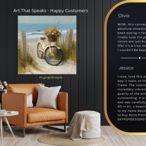Beach Bicycle Bliss Art