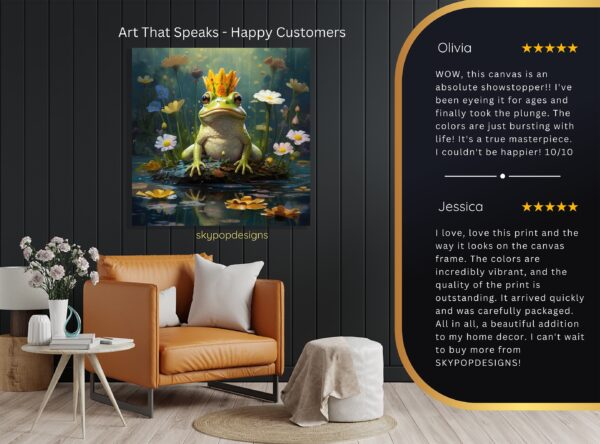 Frog King Art