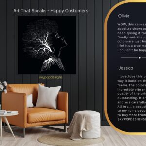 Neural Network Silhouette Art