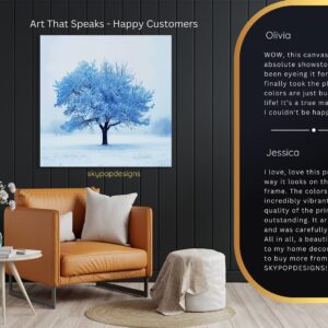 Blue Tree Art