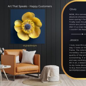 Yellow Flower Art
