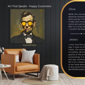 Retro Cigar Smoker Art