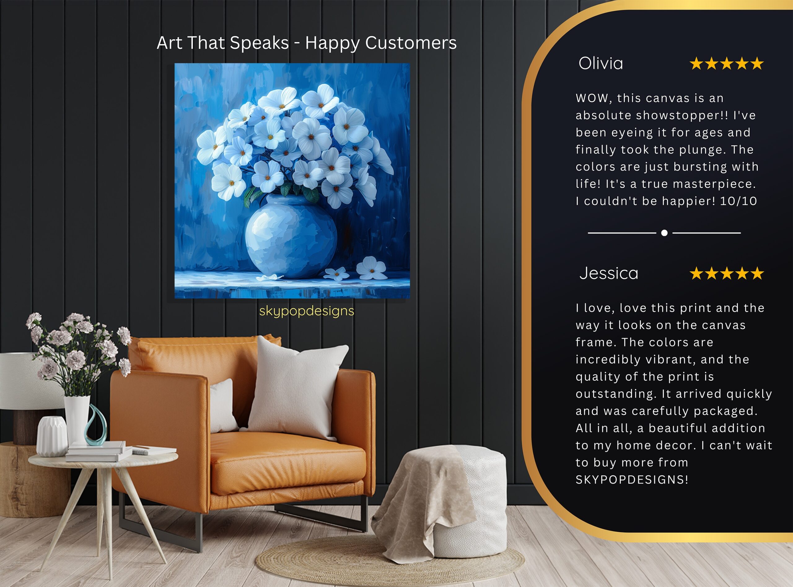 8.jpg Blue Dogwood Blossoms Art