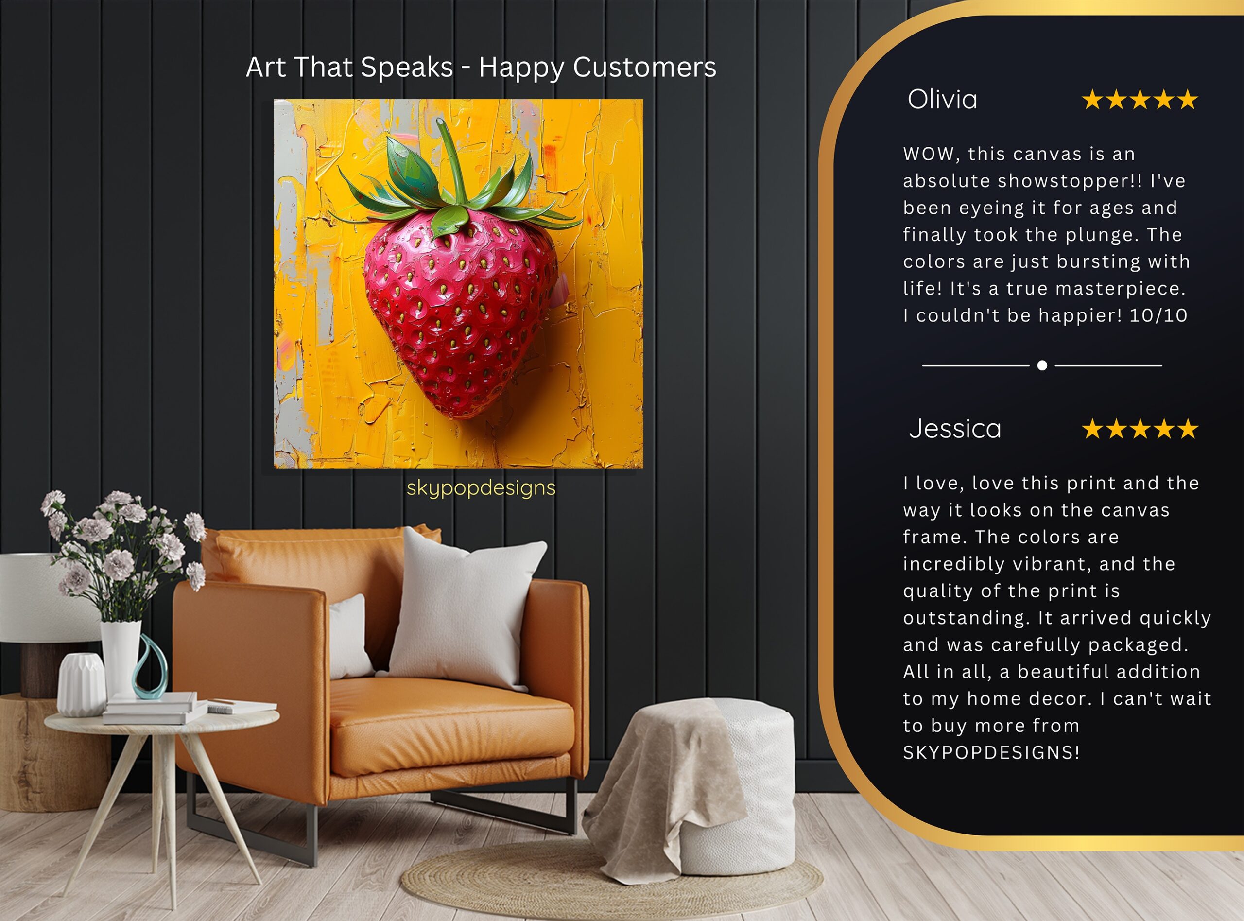 8.jpg Vibrant Strawberry Art
