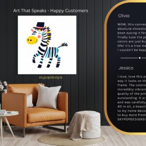 Zebra Hat Art