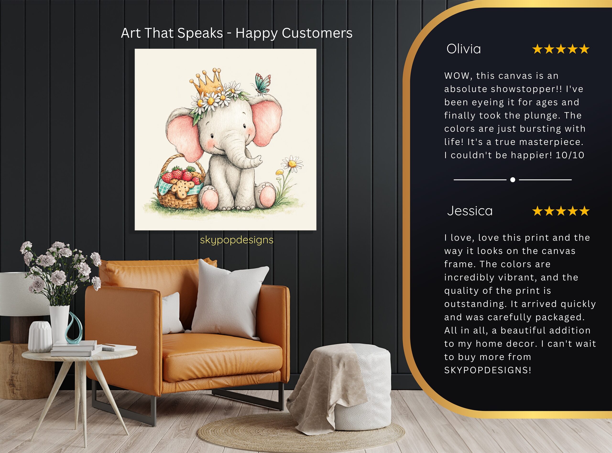 8.jpg Baby Elephant Princess Art