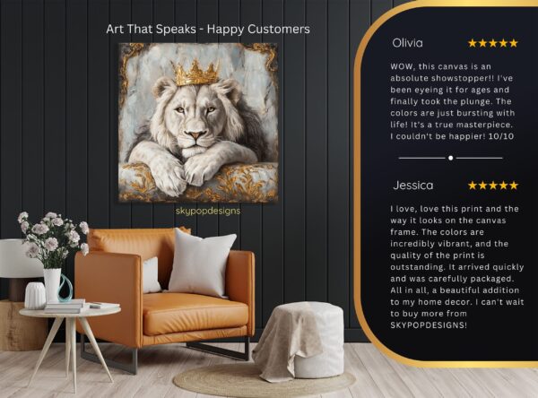 Lion Crown Art