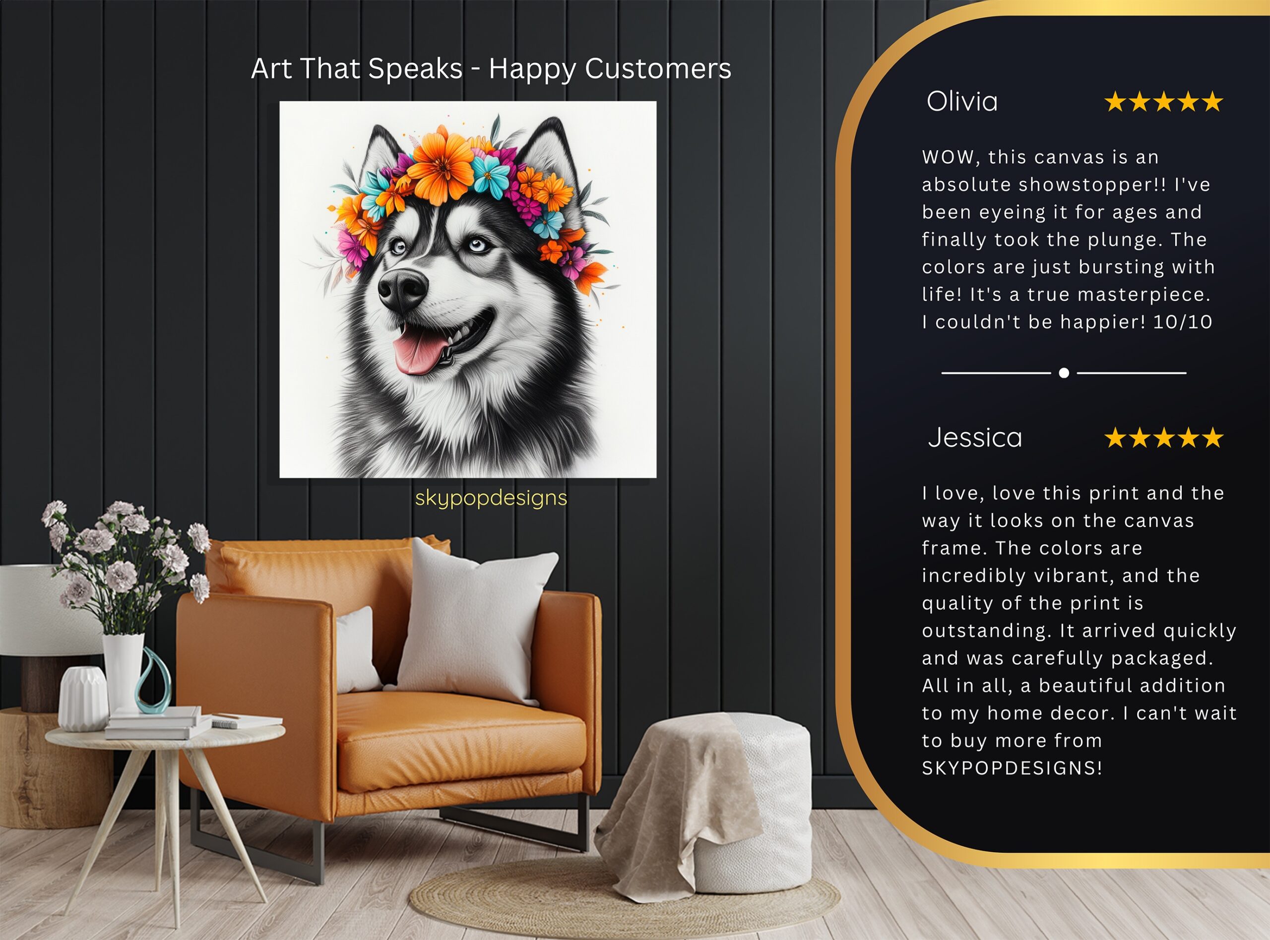 8.jpg Siberian Husky Art