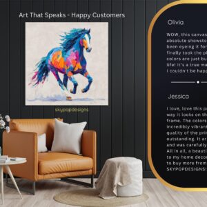 Colorful Horse Art