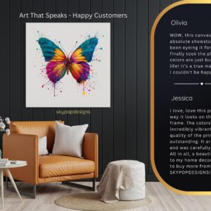 Colorful Butterfly Art