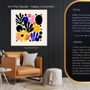 Colorful Shapes Abstract Art