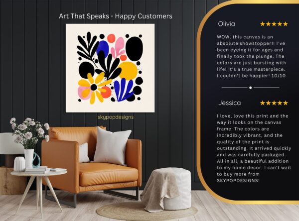 Colorful Shapes Abstract Art