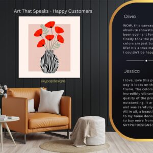 Poppy Vase Art