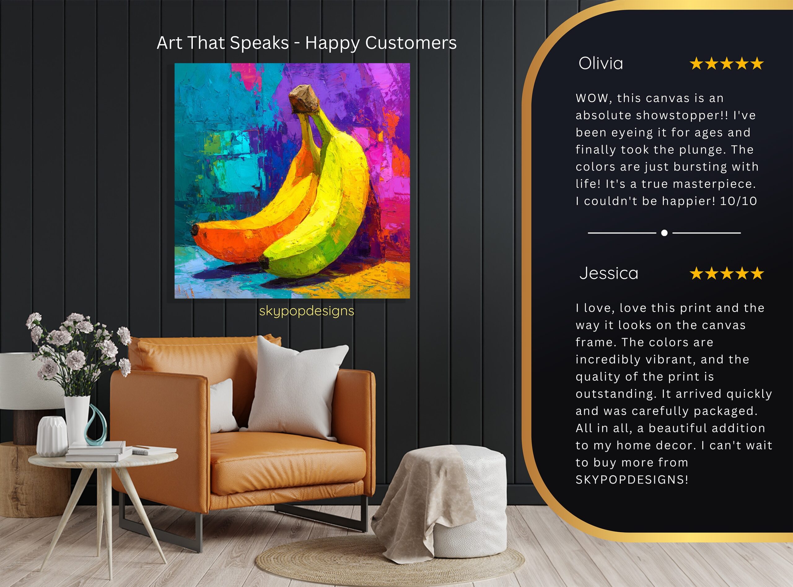 8.jpg Vibrant Banana Art