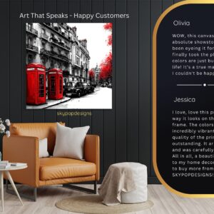 London Telephone Booth Art