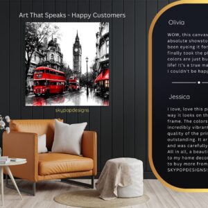 London Red Bus Art