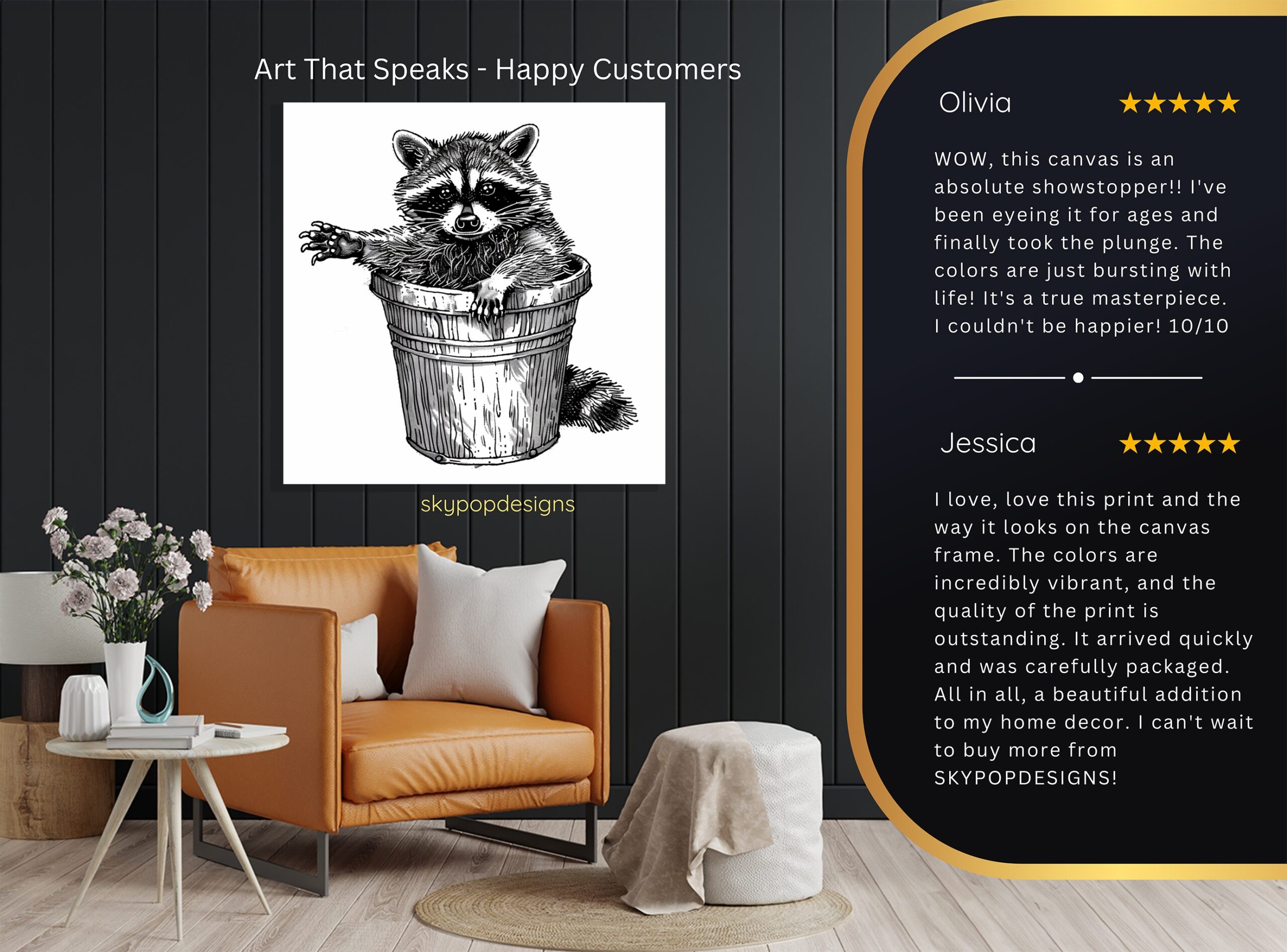 8.jpg Raccoon Art