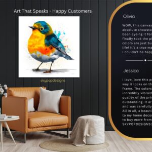 Colorful Bird Art