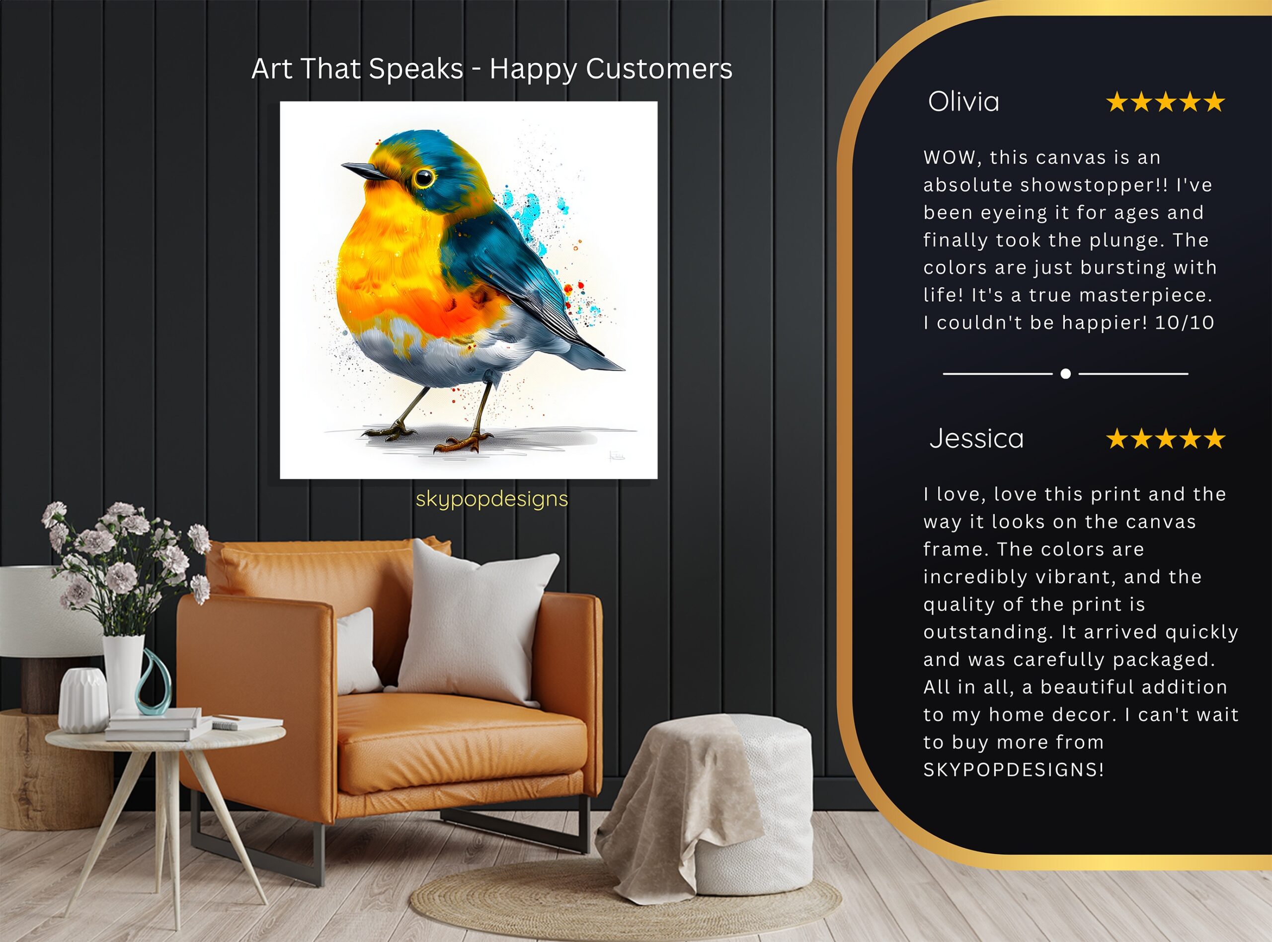 8.jpg Colorful Bird Art