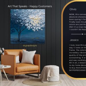 Blue Tree Art