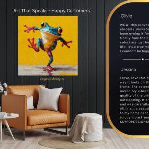 Colorful Frog Art