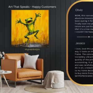 Jumping Frog Art