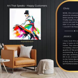Colorful Dancer Art