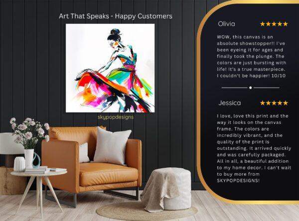 Colorful Dancer Art