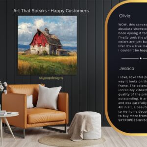 Rustic Red Barn Art