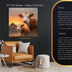 Highland Cow Art