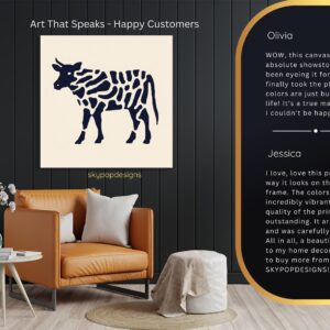 Cow Silhouette Art