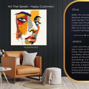 Vibrant Face Art