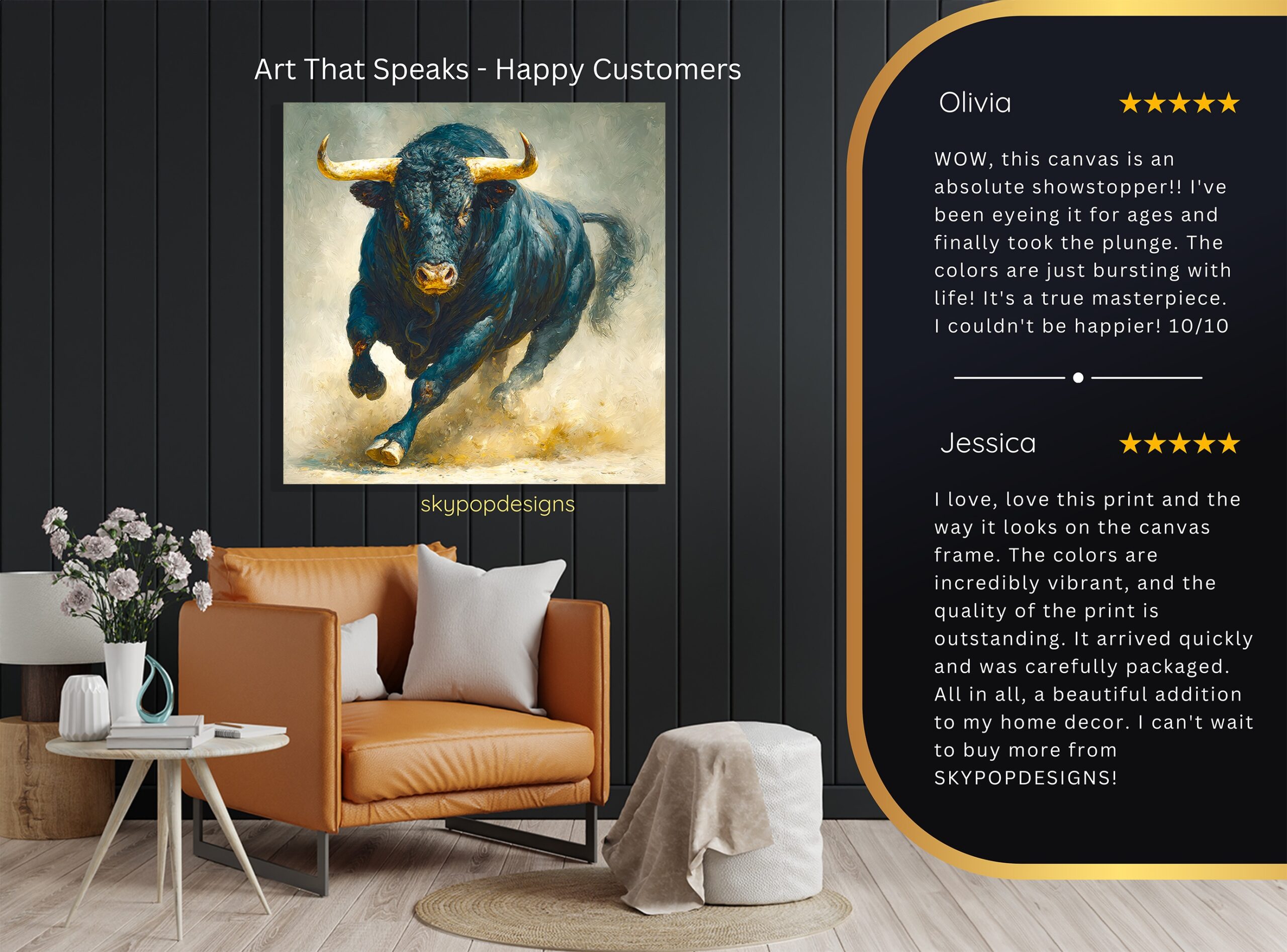 8.jpg Charging Bull Art