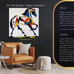 Colorful Horse Art