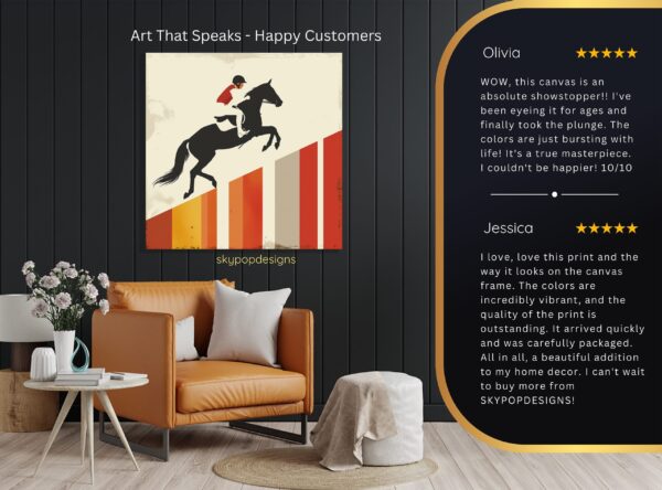 Horse Jump Chart Art