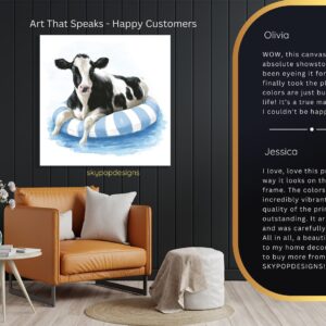 Cow Pool Float Art