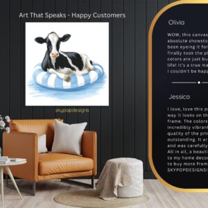 Cow Pool Float Art