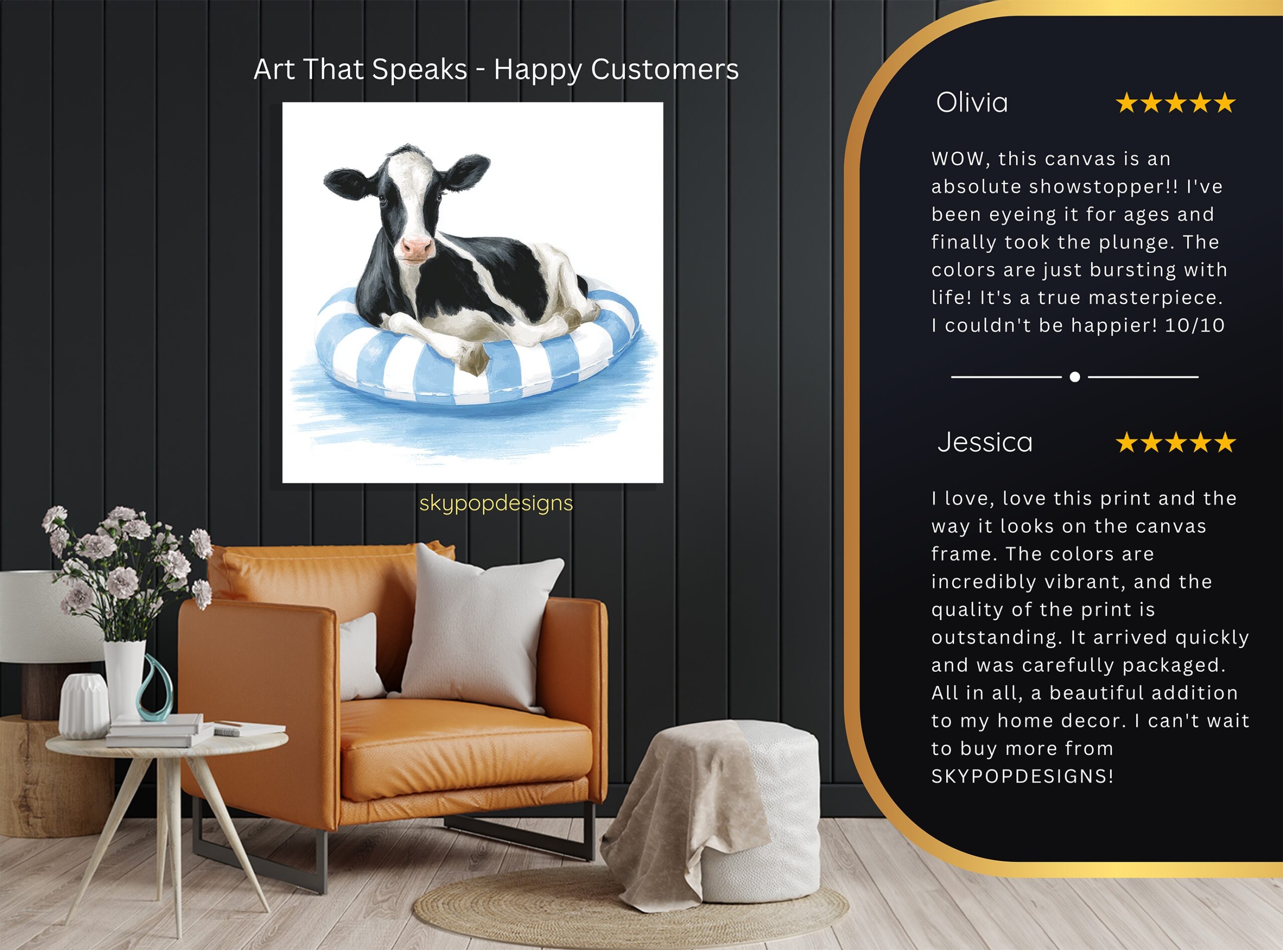 8.jpg Cow Pool Float Art