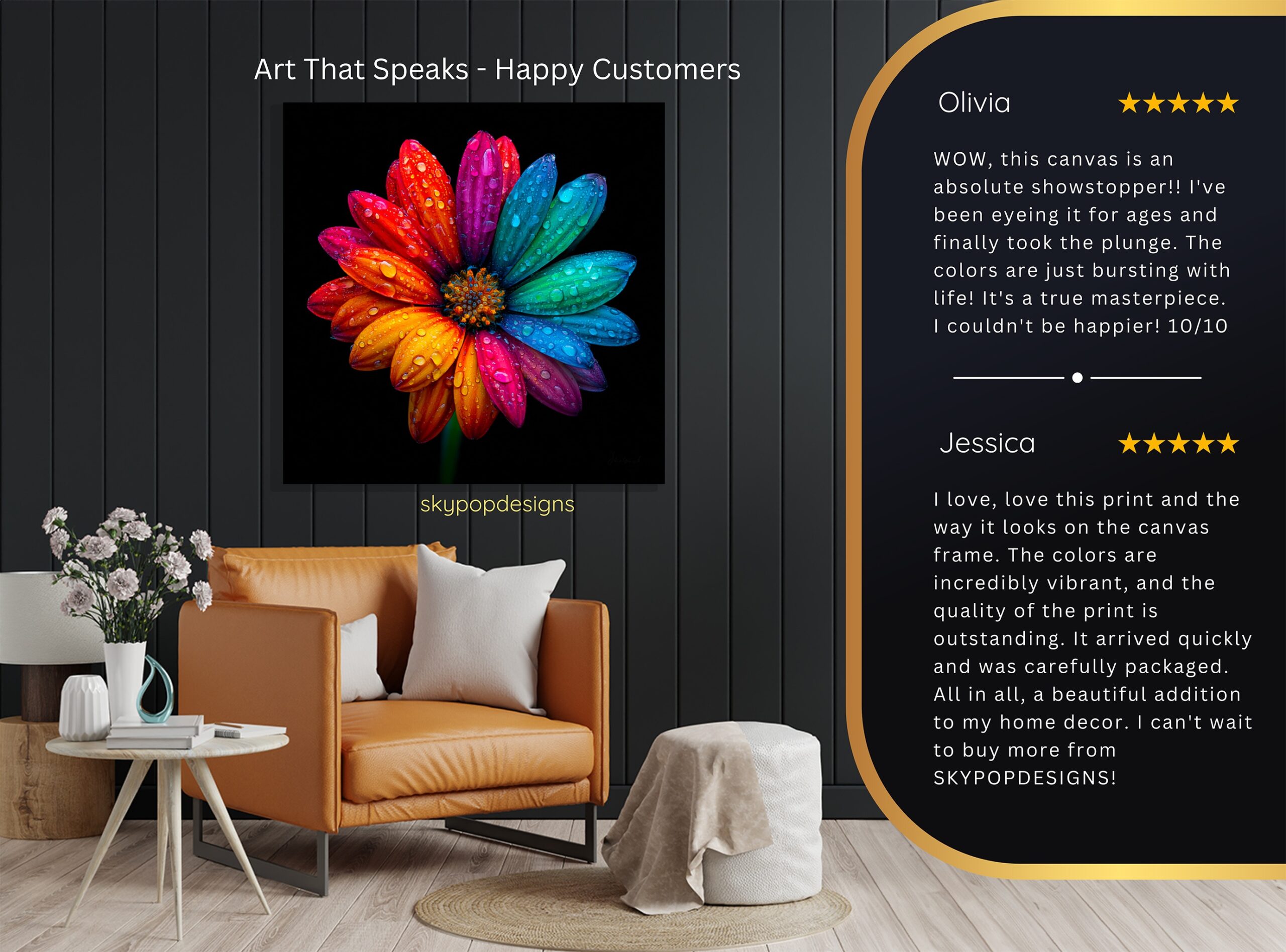 8.jpg Rainbow Daisy Art