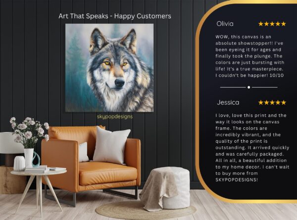 Wolf Portrait Art