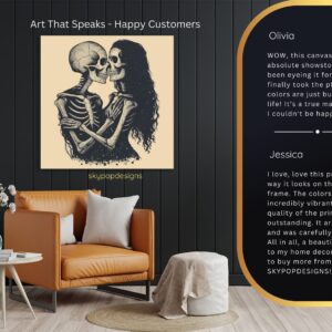 Eternal Love Skeleton Art