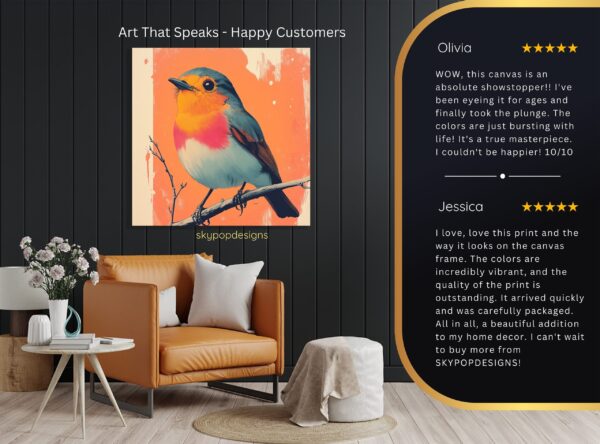 Robin Bird Art