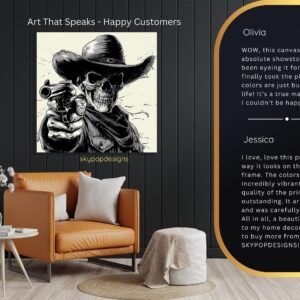 Cowboy Skull Art