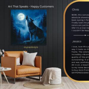 Howling Wolf Art