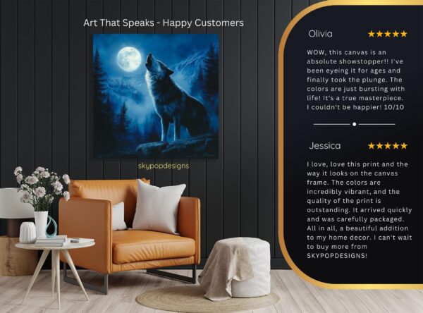 Howling Wolf Art