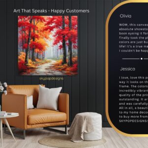 Autumn Forest Path Art