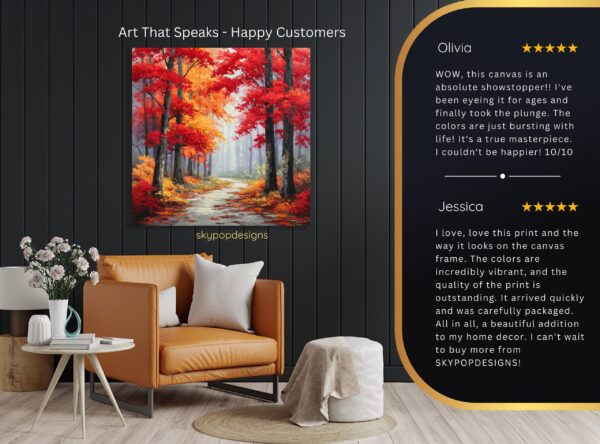 Autumn Forest Path Art