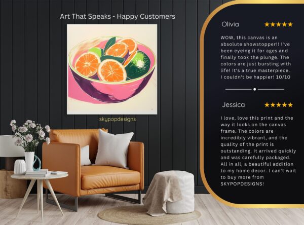 Citrus Bowl Art