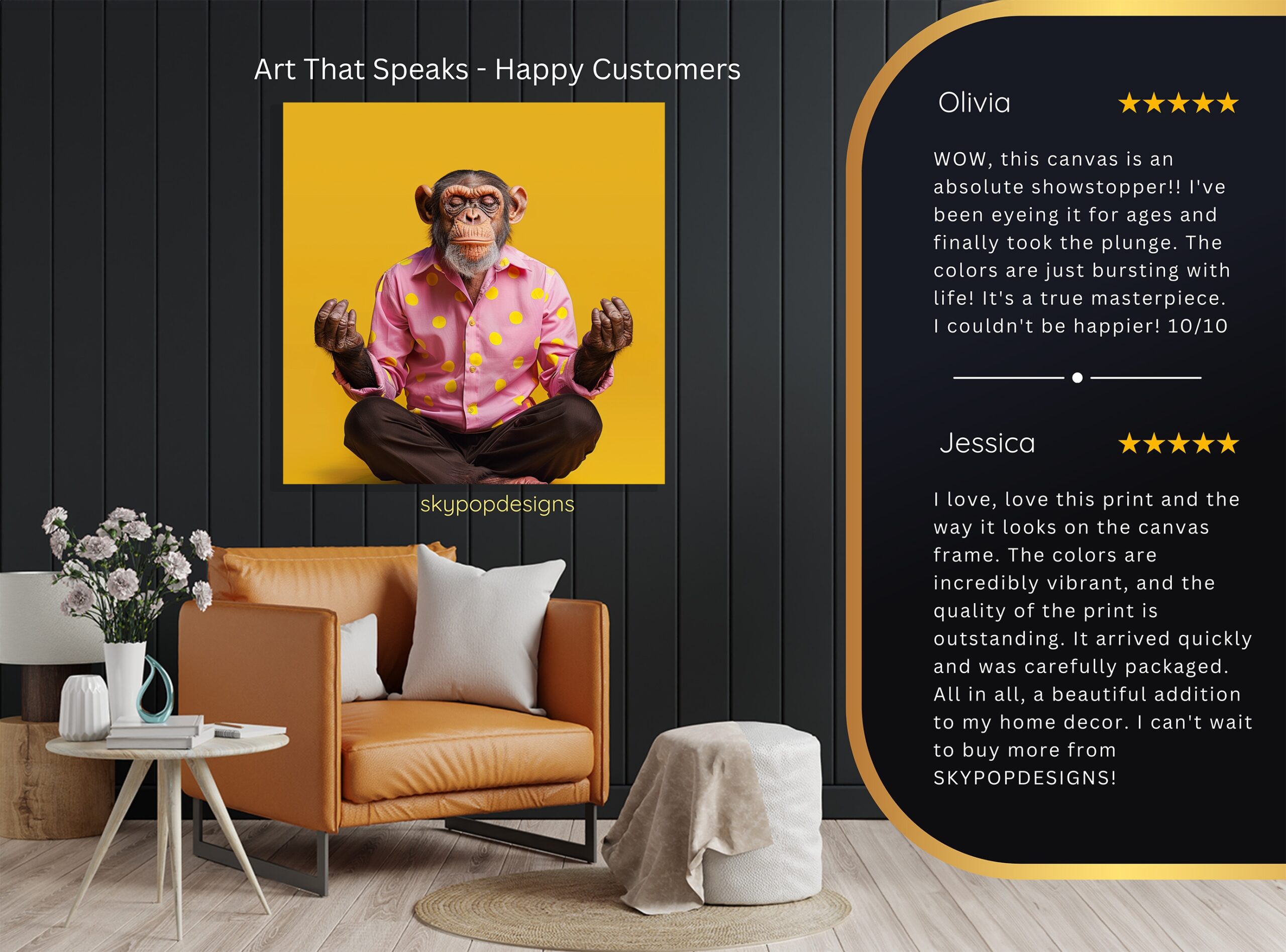 8.jpg Chimpanzee Art